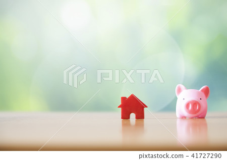 Piggy bank and home 41727290