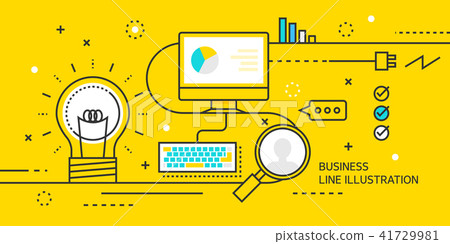 Business line illustration 41729981