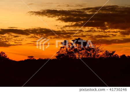 sunset beautiful colorful landscape sunset beautiful colorful landscape 41730246