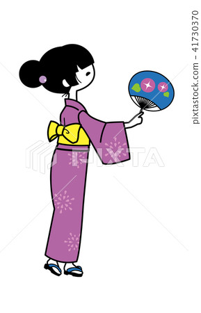 Woman in Yukata (1) 41730370
