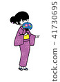 Woman in Yukata (3) 41730695