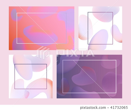 Vector trendy vibrant gradient background template Vector trendy vibrant gradient background template 41732065
