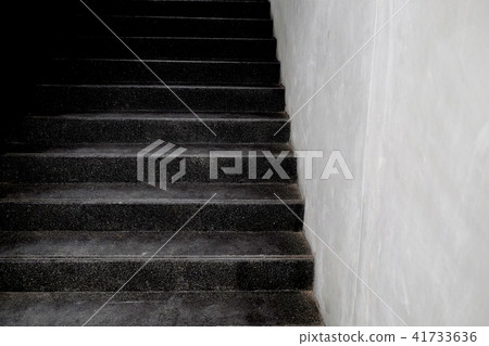 Vintage grey cement staircases close up side view Vintage grey cement staircases close up side view 41733636