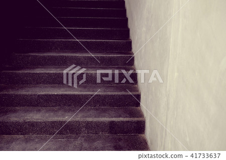 Vintage grey cement staircases close up side view Vintage grey cement staircases close up side view 41733637