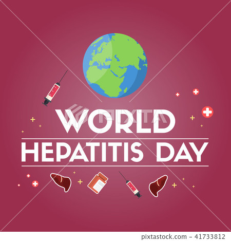 World hepatitis day greeting card World hepatitis day greeting card 41733812