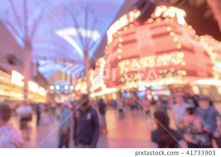 Las Vegas Blurred background night 41733903
