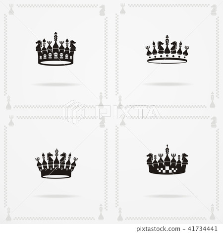 King and queen crowns symbols 41734441