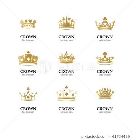 King and queen crowns symbols  41734459