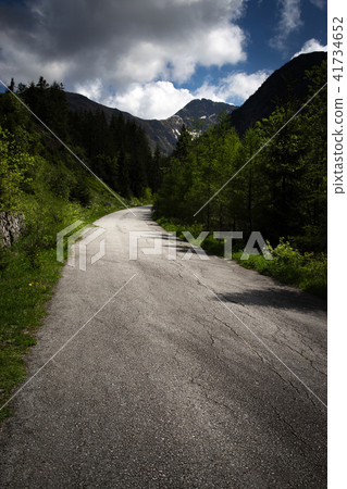 a gray path to the high mountains 41734652