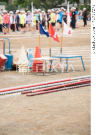 Athletic meeting image (blur expression) 41737272