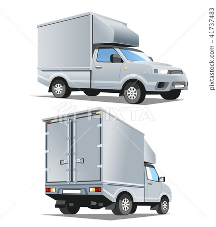 Pickup truck development for shipment service.  41737483