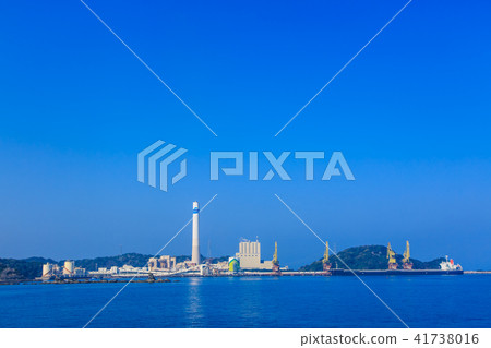 Matsushima Matsushima Thermal Power Station from a ferry bound for Matsushima [Saikai City, Nagasaki Prefecture] 41738016