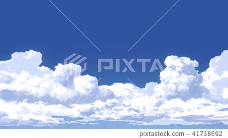 Blue sky and cumulonimbus Blue sky and cumulonimbus 41738692