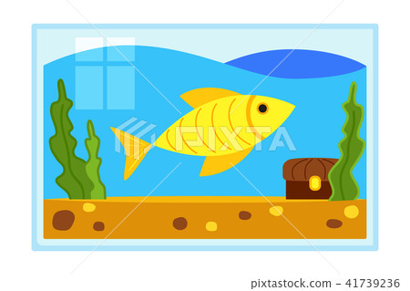 Colorful cartoon fish aquarium 41739236