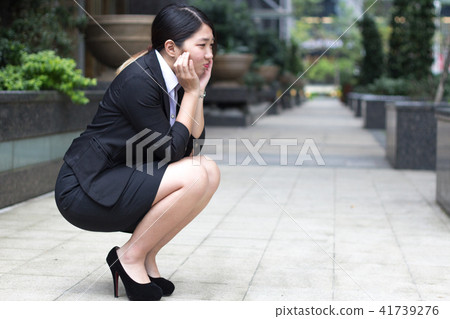 商務攝影 苦惱的女業務 商務攝影 苦惱的女業務 41739276