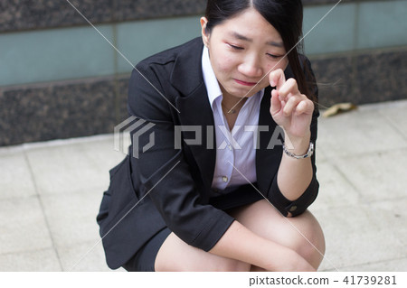 商務攝影 苦惱的女業務 商務攝影 苦惱的女業務 41739281
