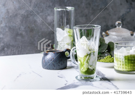 Matcha iced latte Matcha iced latte 41739643