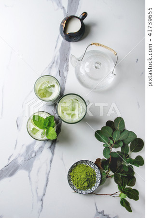 Matcha iced latte Matcha iced latte 41739655
