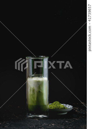Matcha iced latte Matcha iced latte 41739657