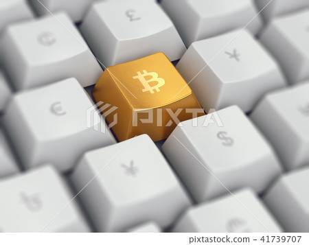Keyboard buttons with bitcoin cryptocurrency Keyboard buttons with bitcoin cryptocurrency 41739707