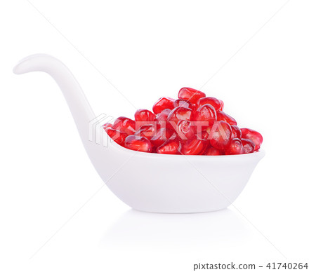 Pomegranate isolated on white background. 41740264