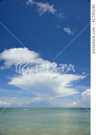 ＜奄美大島＞　夏色の朝仁海岸　02 41740290