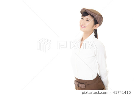 Smiley waitress Smiley waitress 41741410