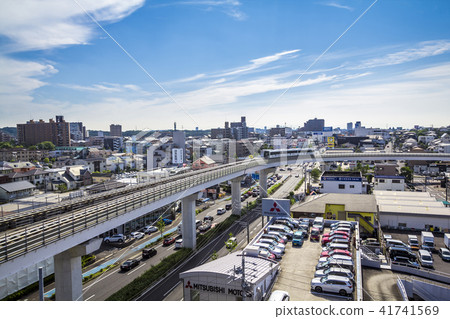 愛知縣的長久手市都市風景 41741569