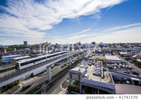 愛知縣的長久手市都市風景 愛知縣的長久手市都市風景 41741570