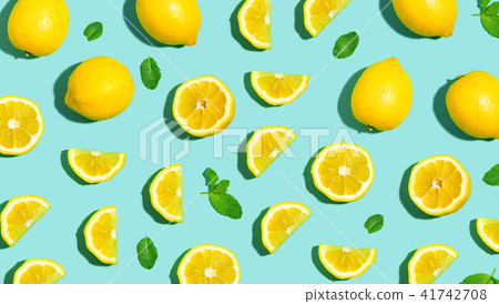 Fresh lemon pattern Fresh lemon pattern 41742708