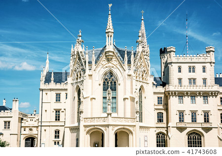 Lednice castle is a majestic, georgeous mansion Lednice castle is a majestic, georgeous mansion 41743608