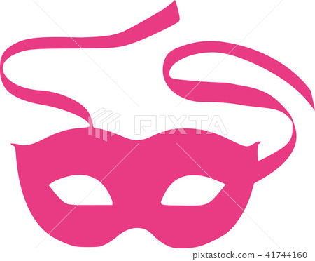 Pink carnival mask 41744160