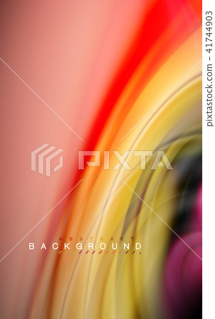 Fluid liquid colors design, colorful marble or plastic wavy texture background, glowing multicolored Fluid liquid colors design, colorful marble or plastic wavy texture background, glowing multicolored 41744903