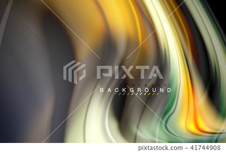 Fluid liquid colors design, colorful marble or plastic wavy texture background, glowing multicolored Fluid liquid colors design, colorful marble or plastic wavy texture background, glowing multicolored 41744908