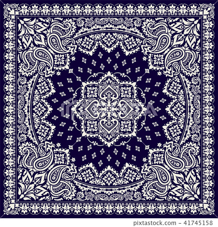Paisley Bandana print 41745158