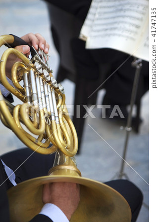 Tuba and musician Tuba and musician 41747135