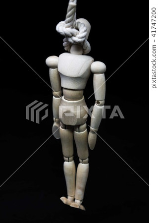 Drawing hanging the neck 41747200