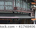 Railings of old wooden structures 41748406