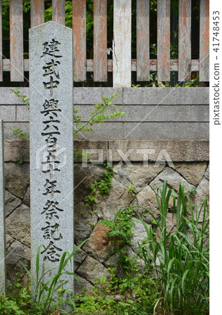 Stone monument of "Kengakuzaku 630 Festival Memorial" (Kanegasaki Castle Ruins / Kanegasaki Town, Tsuruga City, Fukui Prefecture) Stone monument of "Kengakuzaku 630 Festival Memorial" (Kanegasaki Castle Ruins / Kanegasaki Town, Tsuruga City, Fukui Prefecture) 41748453