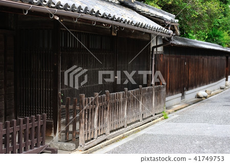 Town street in Terauchi Town Town street in Terauchi Town 41749753