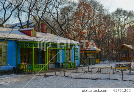 Small Russian village in Harbin, China Small Russian village in Harbin, China 41751263
