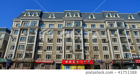 Buildings at downtown in Harbin, China Buildings at downtown in Harbin, China 41751388