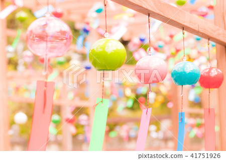 Wind bell like Japanese sweets 41751926