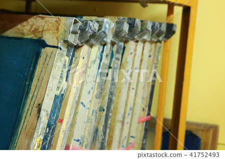 Silk screen frames for using in textile business. Silk screen frames for using in textile business. 41752493