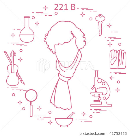 Private detective Sherlock Holmes with variety Private detective Sherlock Holmes with variety 41752553