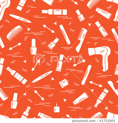 Cute pattern of various accessories of decorative 41752603