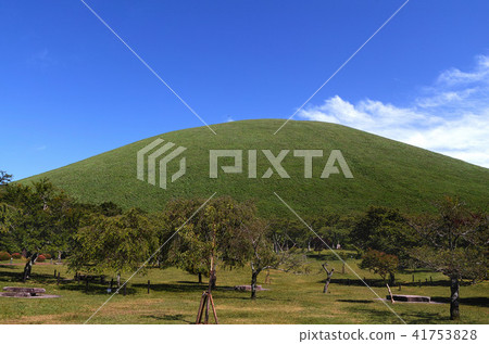 [Shizuoka Prefecture/Sightseeing spots] Omuroyama copy space in early summer 41753828