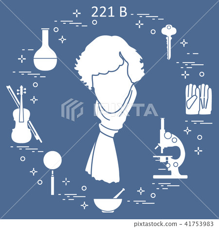 Private detective Sherlock Holmes with variety Private detective Sherlock Holmes with variety 41753983