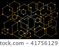 Abstract gold modern geometric digital 41756129