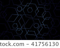 Abstract blue modern geometric digital 41756130